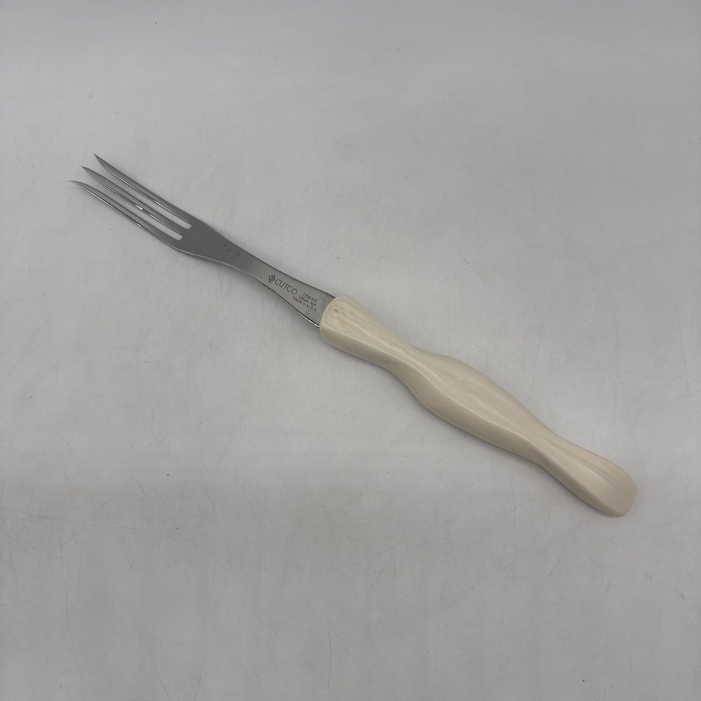 Cutco 1726 KN Turning Fork Pearl White Handle USA Made